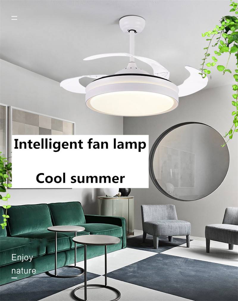 bedroom ceiling fan lamp light luxury 