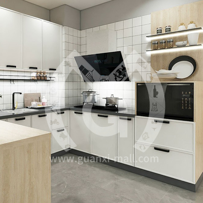 Nordic Style Pvc With Hdf Simple Design Kitchen Cabinet Gk 892