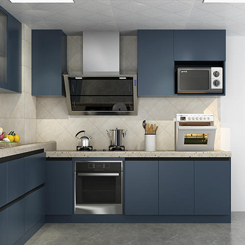 Modern Style Melamine With Particle Board Simple Design Kitchen Cabinet Gk 920