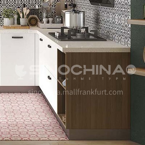 Modern Style Melamine With Particle Board Simple Design Kitchen Cabinet Gk 924