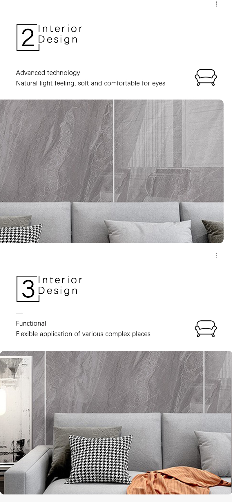 Modern Minimalist Living Room Floor Tiles Villa Light Luxury Hall Wall Tiles Wlklssh G 750 1200mm