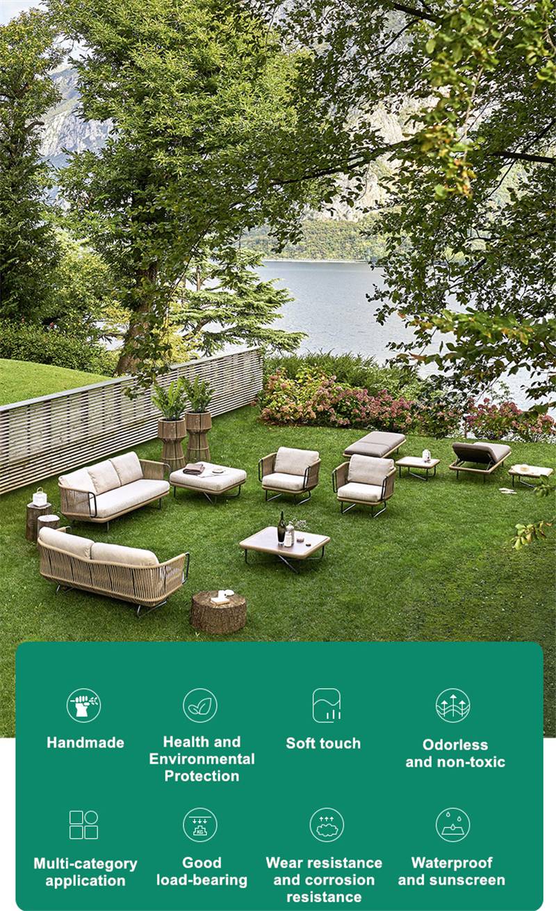 good quality outdoor furniture on Xw 057 Outdoor Furniture Aluminum Alloy Frame Rattan Woven High Quality Waterproof Fabric High Density Sponge Soft Cushion Outdoor Patio Furniture