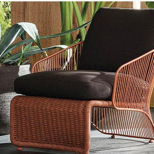 St T 058 Outdoor Furniture Iron Frame Pe Rattan Soft Cushion Outdoor Patio Furniture