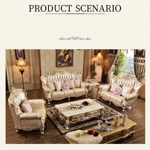 Lew 902 European Style Living Room High End Leather Imitation Sofa Combination Solid Wood Frame Furniture Classic Lew 902 European Style Living Room High, Living Room Furniture Classic Style