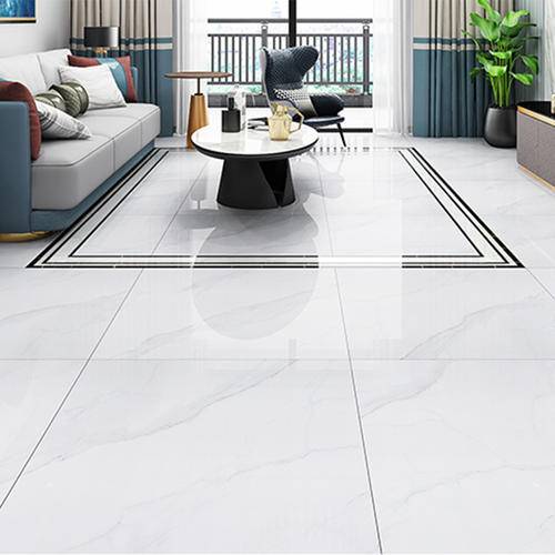 Simple And Modern White Diamond Shaped Tiles For Living Room Imitation Marble Floor Tiles M8a927 800mm 800mm