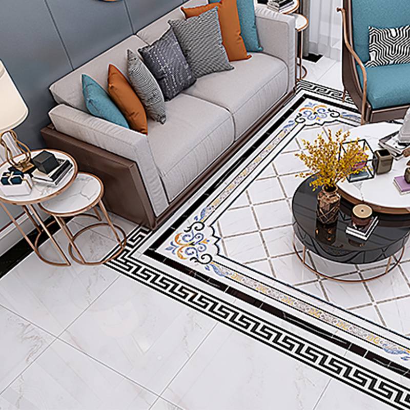 Simple Modern Polished Glazed Tile Living Room Tile Imitation Marble Floor Tile Sklts801a 800mm 800mm
