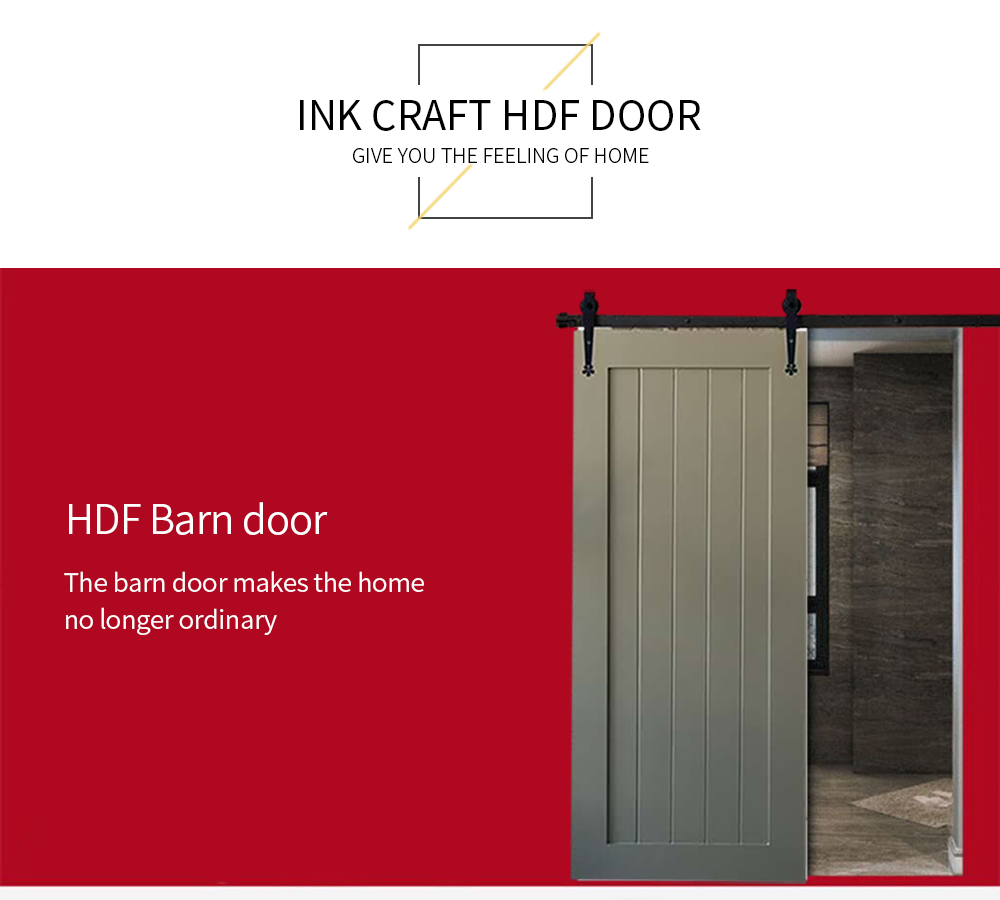 R Kitchen Barn Door Europe Style Modern Design Solid Wood Sliding Door Toilet Door 09