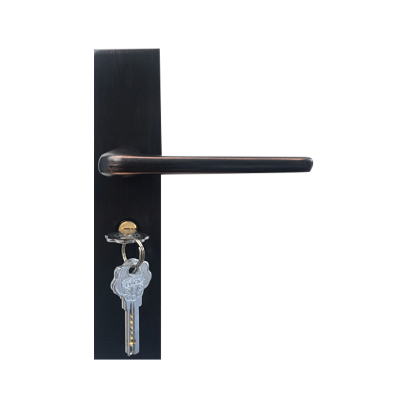 B modern minimalist design zinc alloy door handle black interior 