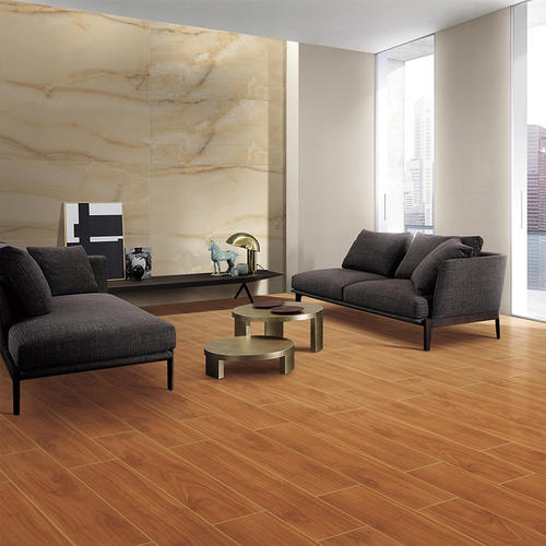 Nordic All Ceramic Wood Grain Tile Living Room Balcony Floor Tiles My 150mm 900mm
