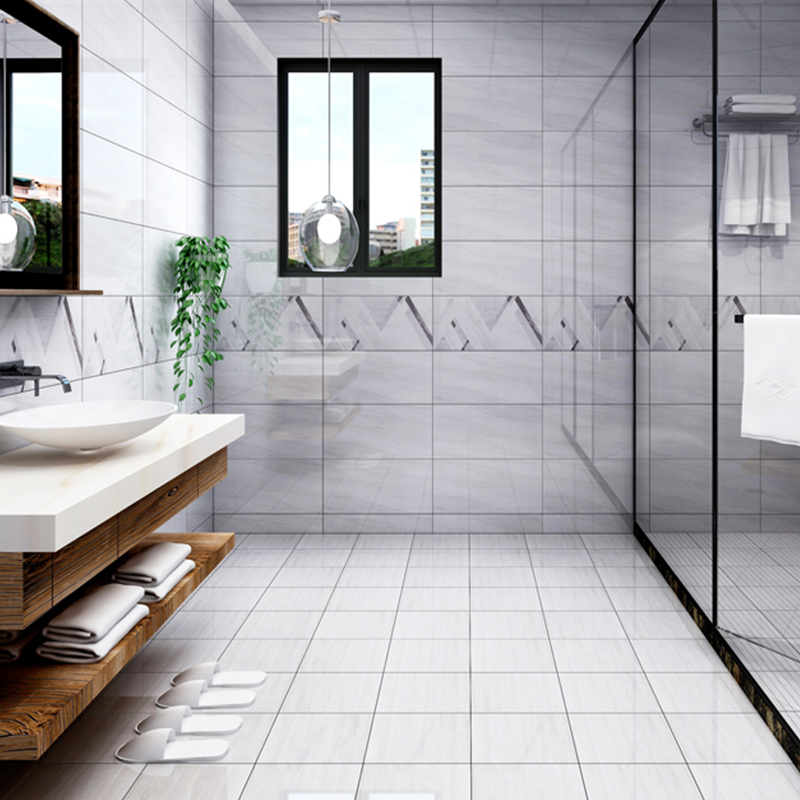 Kitchen And Bathroom Matching Tiles New Glazed Tiles Non Slip Flower Piece Fezh 300 600mm