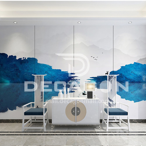 Ink lanscape Abstract Customized Background Wall BGW125