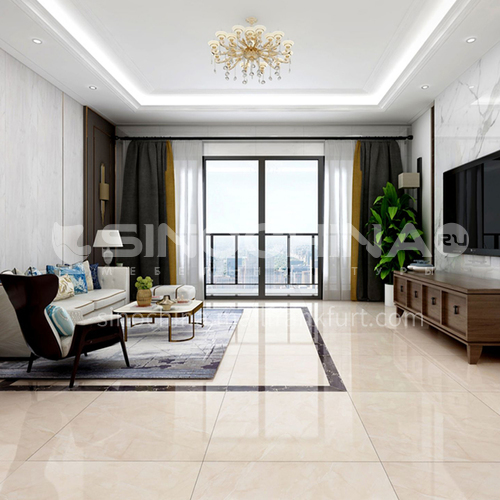 Living Room Floor Tiles Gray Non Slip Full Body Marble Floor Tiles Modern Light Luxury Fezt87013 800mm 800mm