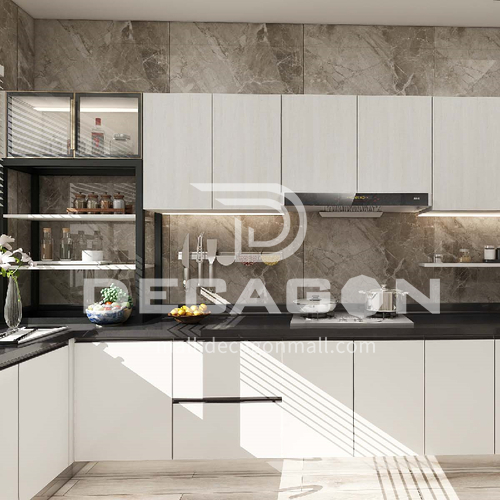 2020 Modern UV Lacquer with HDF Kitchen cabinet-GK-001