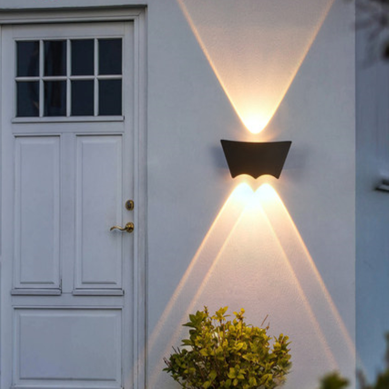 bright exterior wall lights