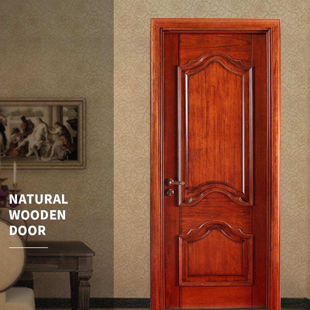 Congo Sapele Original Wood Door Room Door Solid Wood Classic Style 02