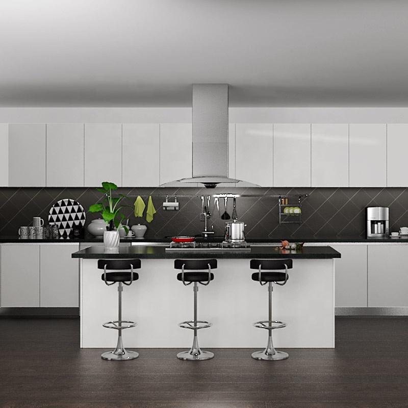 OPPEIN US: Kitchen Cabinet, Furniture Manufacturer » Modern High Gloss  Acrylic Kitchen Cabinet OP16-A01