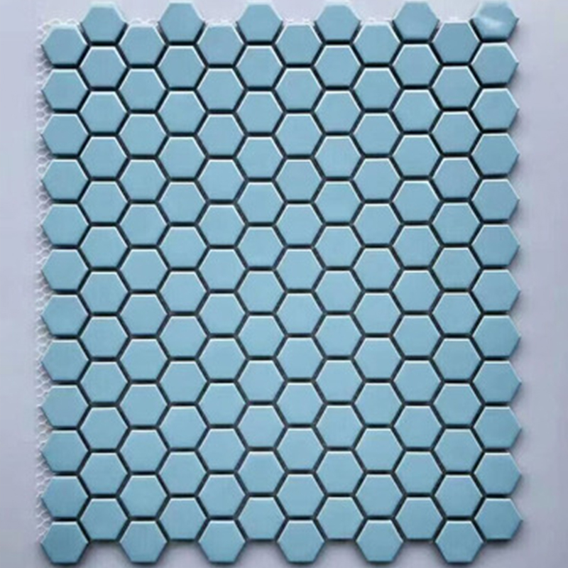 Black And White Plum Blossom Hexagonal Mosaic Tiles Kitchen Bathroom Floor Tiles Ade Mosaic Hexagonal Tiles Figure 22 230 230mm