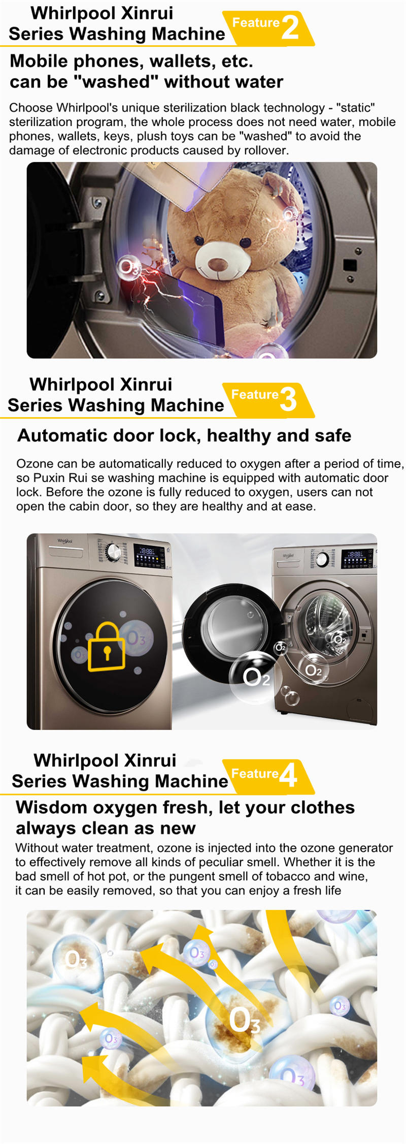 Whirlpool 8 5kg Fully Automatic Direct Drive Drum Washing Machine With Intelligent Oxygen Sterilization Dq001159