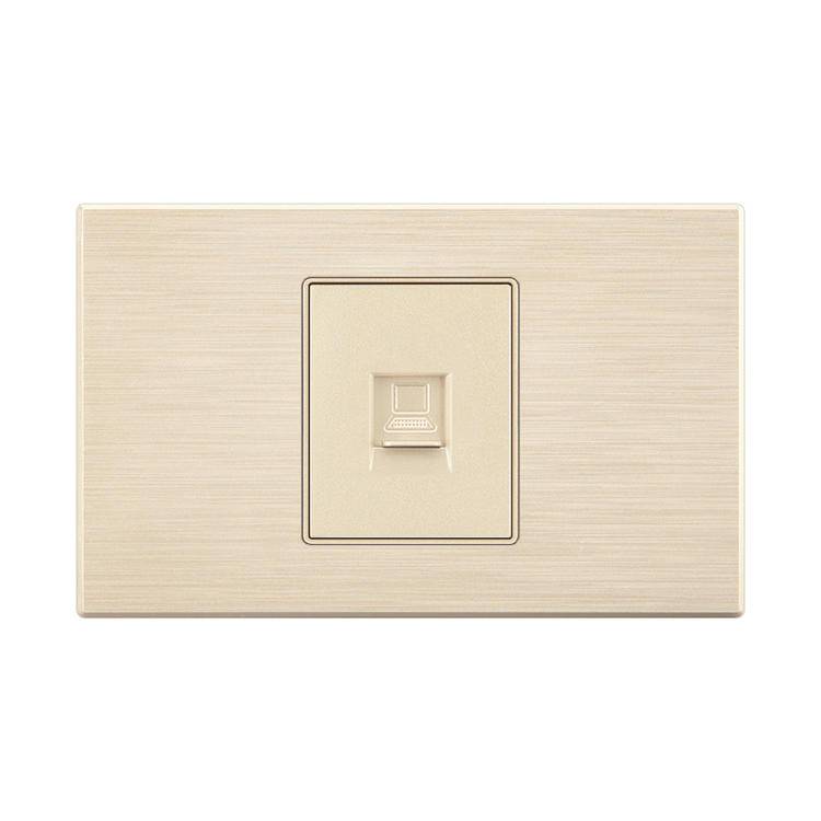 Plastic Switch LYKQ-Network Socket-GOLD