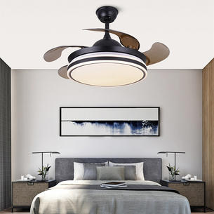 Bedroom Fan With Light-HYF2717