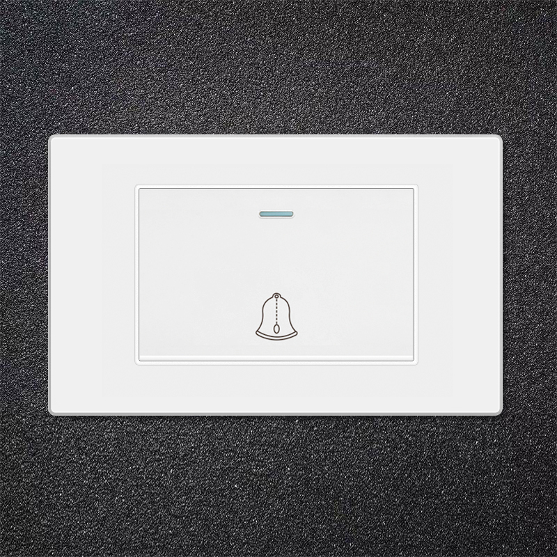 Plastic Switch LYPC-Doorbell Switch-WHITE