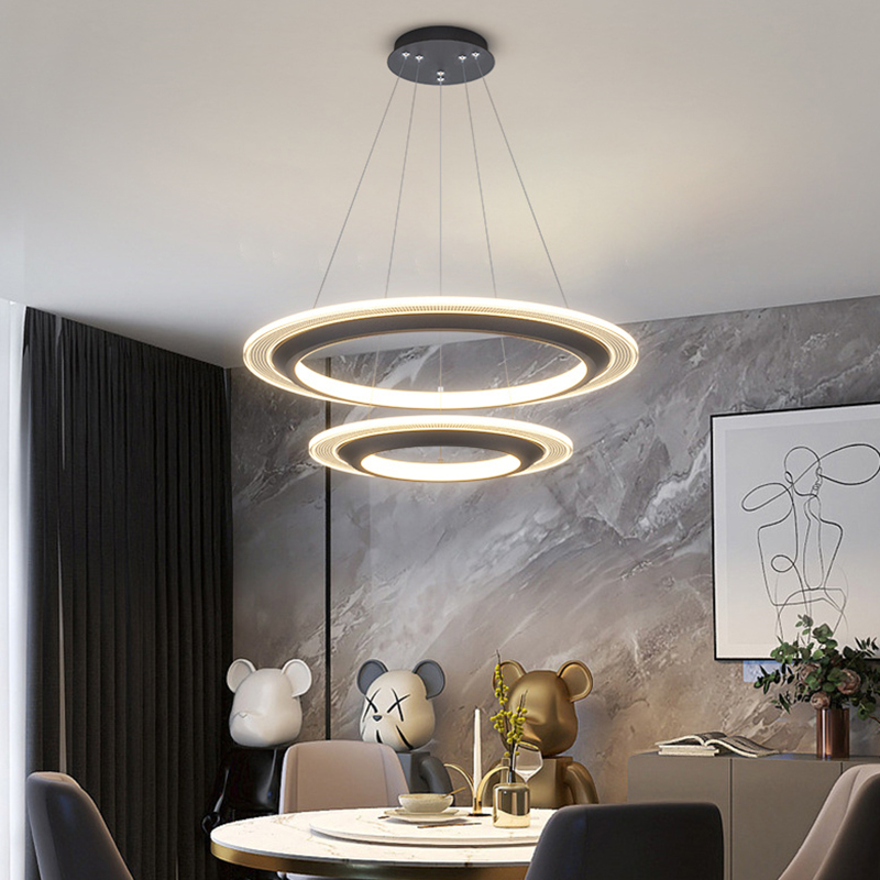 Round Chandelier Modern-LDKJ-6858-300+500