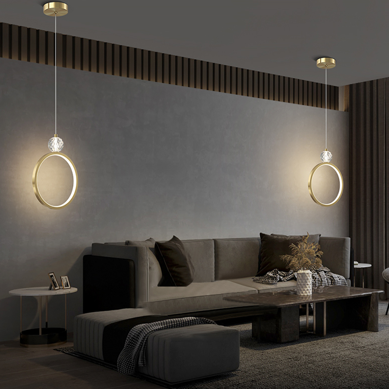 Modern Led Chandeliers-HL-D9082-Y