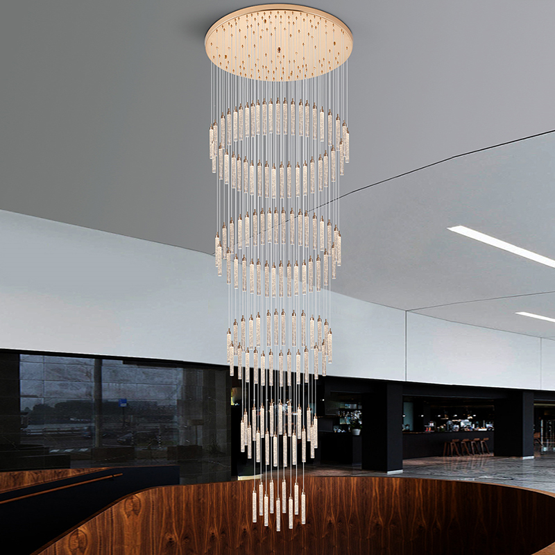 Modern Staircase Chandelier-LX-7874-128