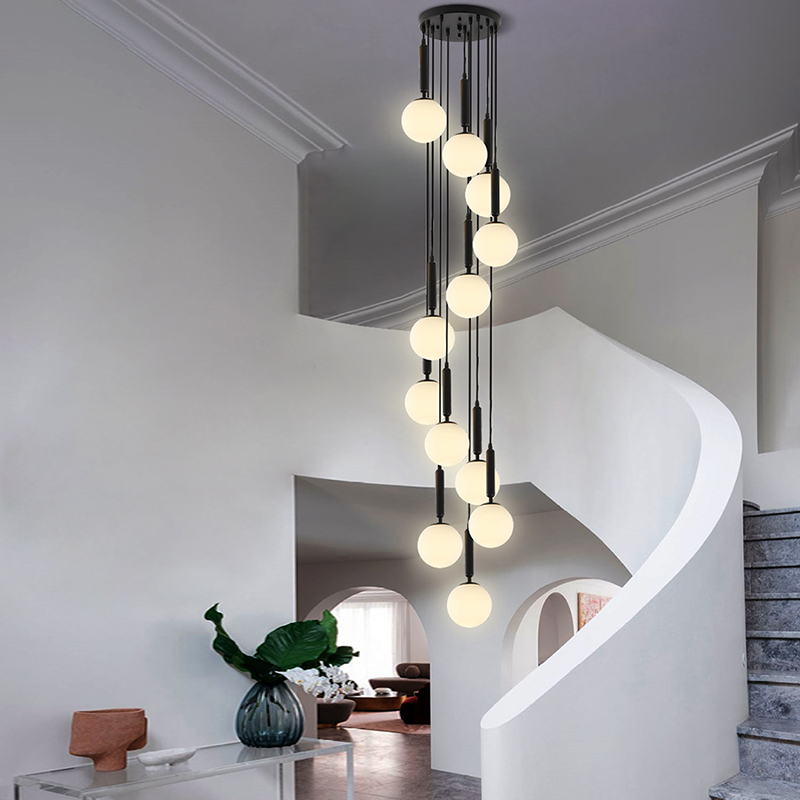 Modern Stair Chandelier-LX-7869-12