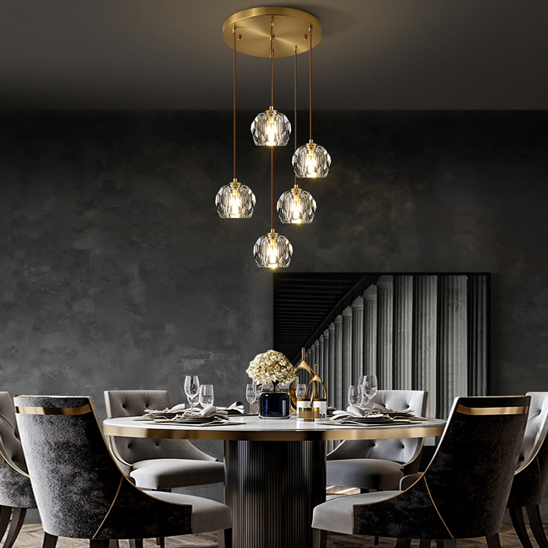 Contemporary Dining Room Lights-HFL-897-5